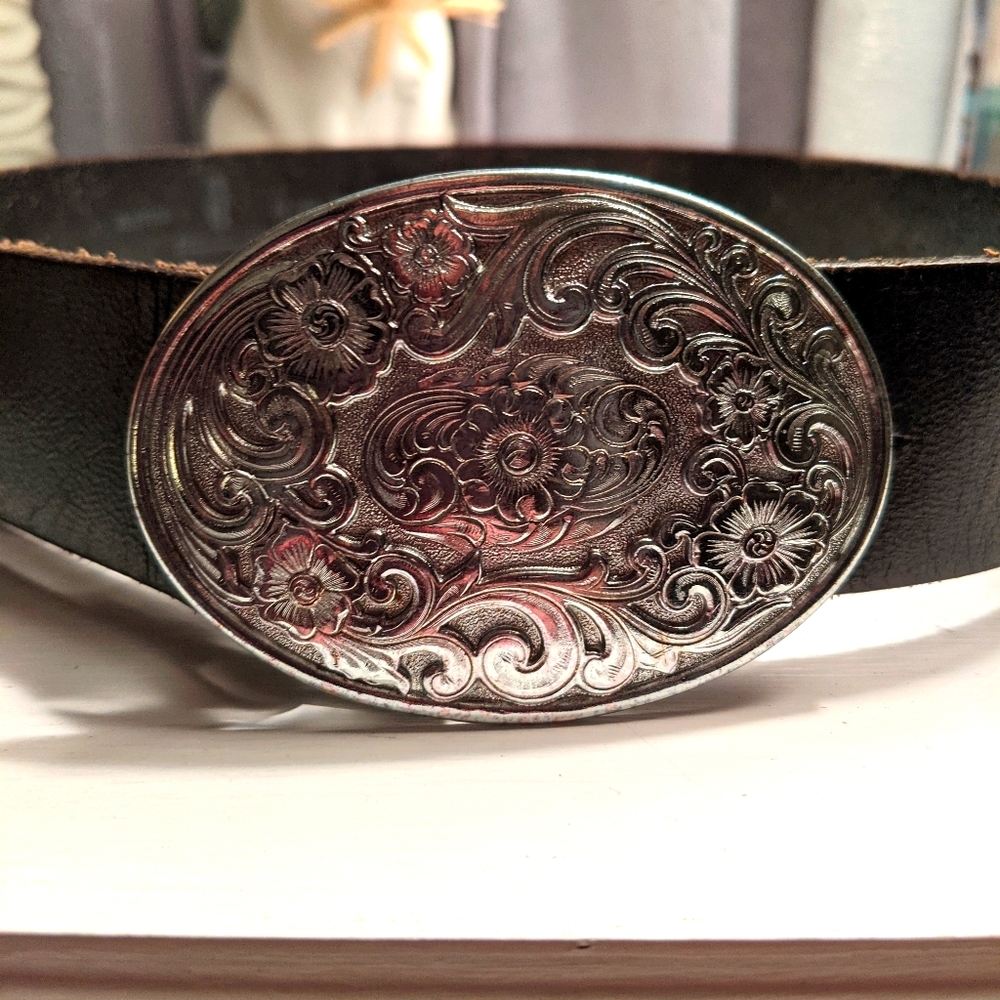 Levi genuine leather western belt